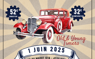 Balade « la féodale » OLD ET YOUNG TIMERS 2025